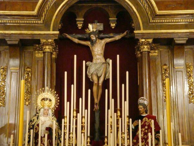 Quinario al Cristo de la Conversi&oacute;n en Montserrat.

Foto: J.P.