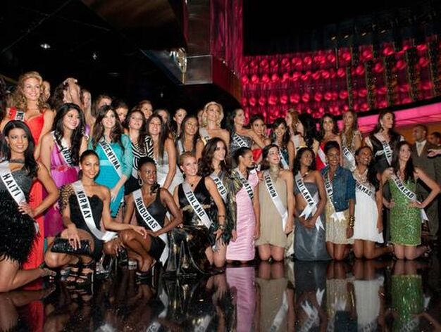 Algunas de las candidatas a Miss Universo 2010.

Foto: EFE