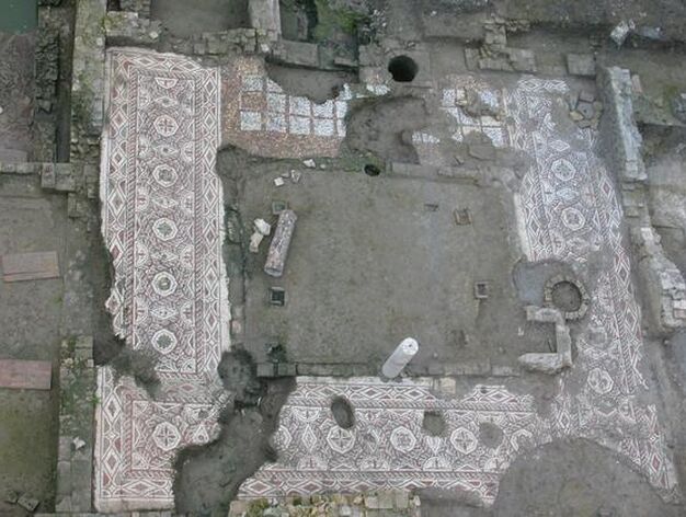 Restos arqueol&oacute;gicos de la Casa de la Columna.

Foto: Diario de Sevilla
