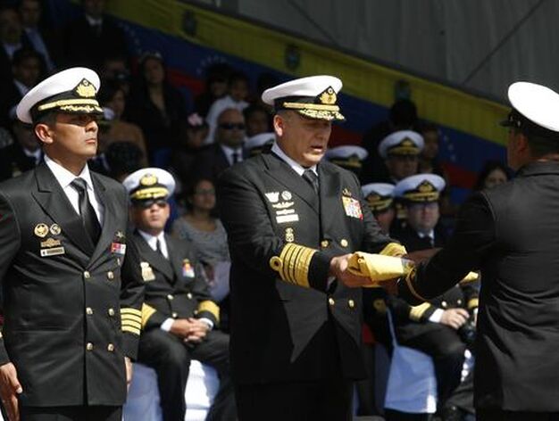 Navantia entrega el primero de los cuatro Patrulleros Oce&aacute;nicos de Vigilancia que fabrica para la Armada Venezolana. 

Foto: Borja Benjumeda