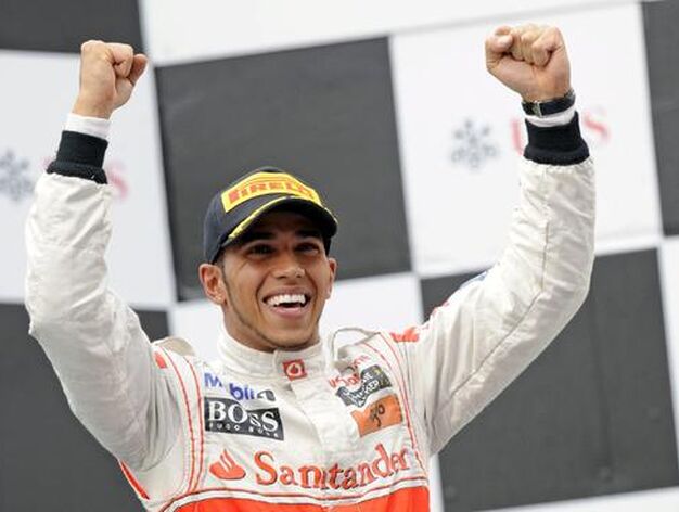 Hamilton gana el GP de China.

Foto: AFP/ Reuters/ EFE