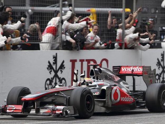 Hamilton gana el GP de China.

Foto: AFP/ Reuters/ EFE