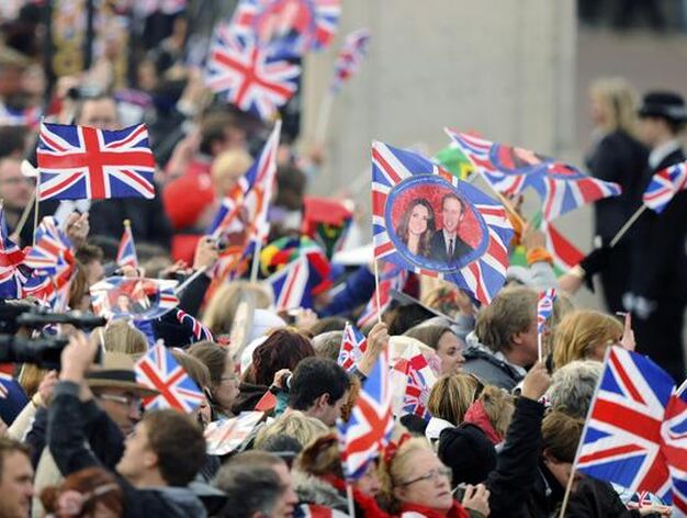 Los ingleses, volcados con el enlace.

Foto: Reuters