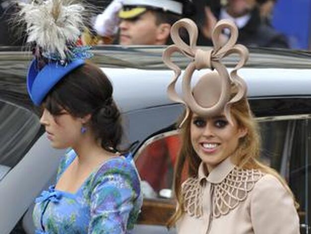 Las princesas de York, Eugenia y Beatriz.

Foto: Reuters