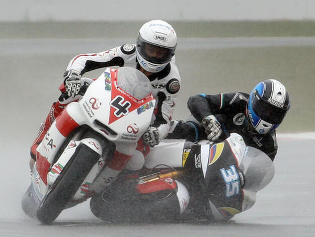 La carrera de Moto2 del Gran Premio de Gran Breta&ntilde;a.

Foto: AFP Photo
