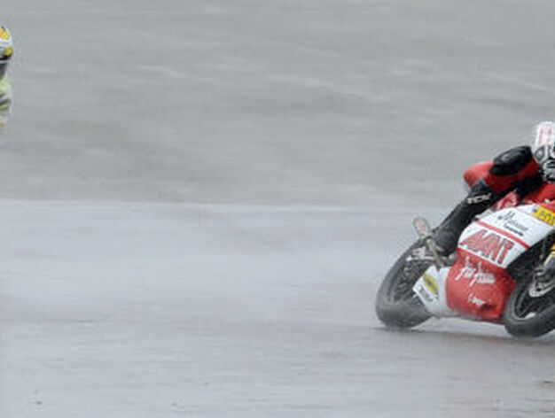 La carrera de 125 cc del Gran Premio de Gran Breta&ntilde;a.

Foto: AFP Photo