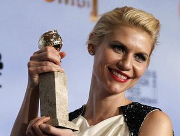 Claire Danes, Globo de Oro a mejor actriz protagonista de un drama para televisi&oacute;n por 'Homeland'. / Reuters