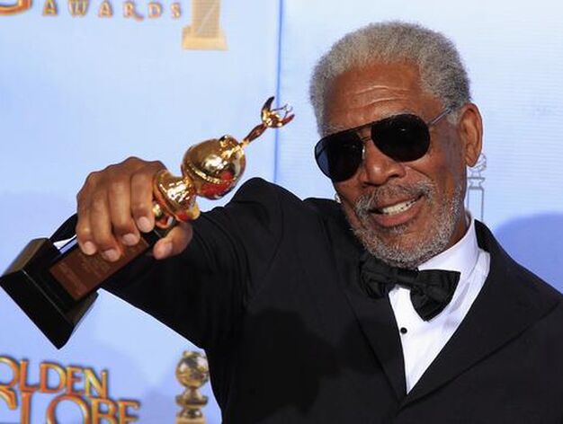 Morgan Freeman, premio honor&iacute;fico Cecil B. DeMille por su trayectoria. / Reuters