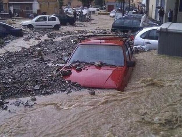 Inundaciones en la capital 

Foto: Twitter