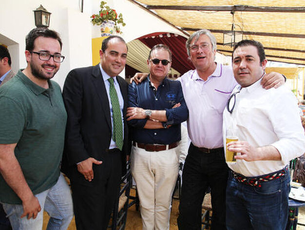 Juan Pedro Lobato, David Fern&aacute;ndez, Francisco Abuin, Manuel Moure y Javier Garc&iacute;a

Foto: Vanesa Lobo