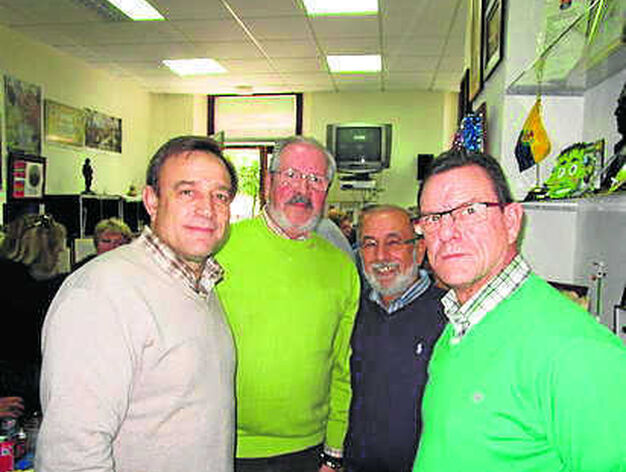 Alfonso Rodr&iacute;guez, Silverio de la Yeza, Pepe Mac&iacute;as y Fernando Caballero.