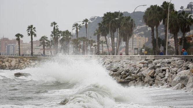El temporal costero que vino esta semana después de la que cayó el domingo.