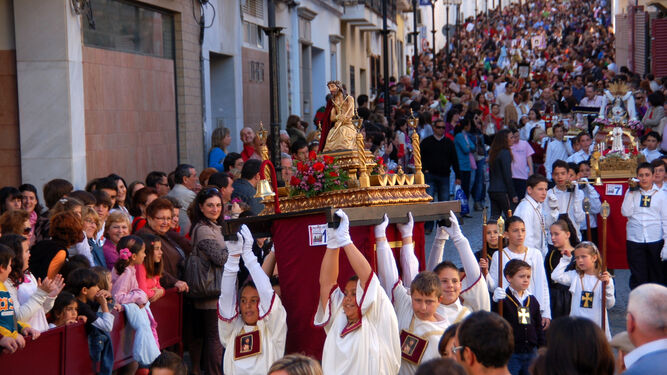 Desfile de tronillos en Vélez-Málaga.