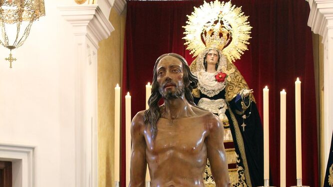 Jesús del Santo Suplicio, en el besapié extraordinario del pasado año.