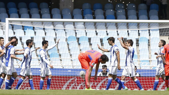El Real Sociedad-Granada CF, en imágenes