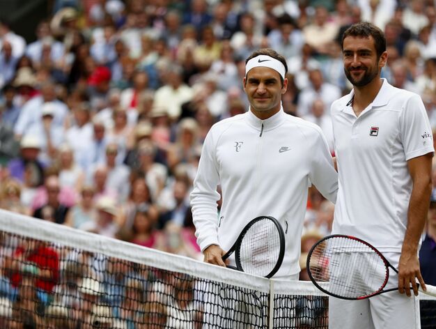 La im&aacute;genes del octavo t&iacute;tulo de Federer en Wimbledon