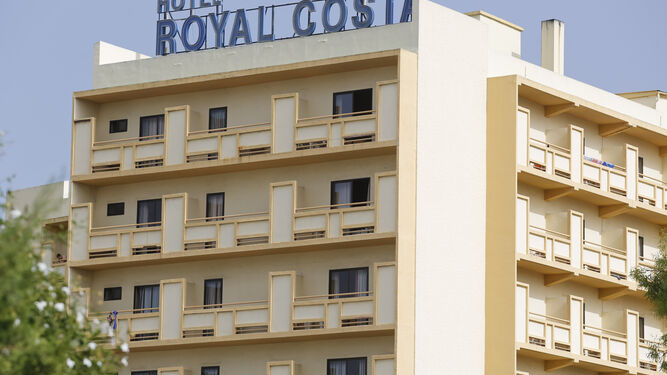 Vista del hotel Royal Costa en Torremolinos.
