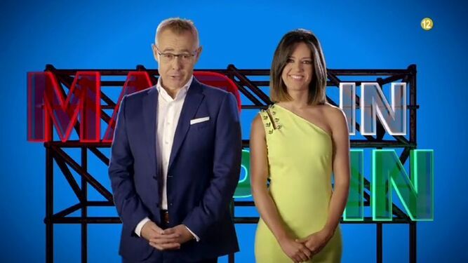 Jordi González y Nuria Marín, que presentan a partir de mañana 'Mad in Spain' en Telecinco.
