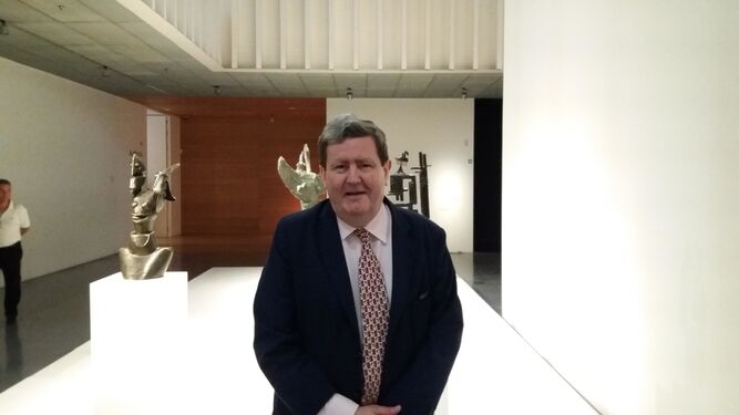 Juan Manuel Bonet, en el Centro Pompidou, sede junto al Museo Ruso de la reunión anual de directores del Instituto Cervantes.