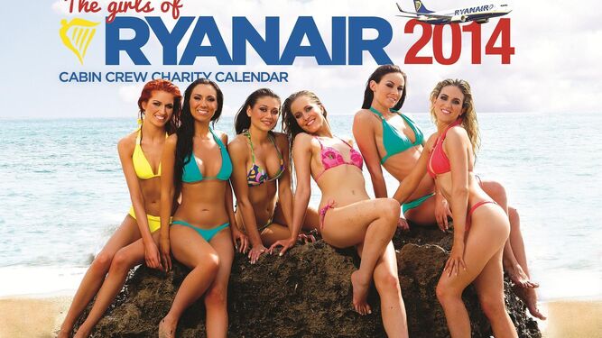Imagen publicitaria de la compañía aérea de Ryanair de 2014.