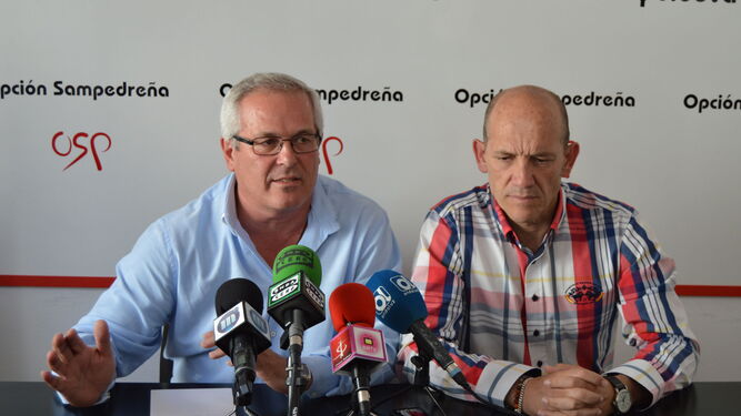 Rafael Piña y Manuel Osorio, concejales de OSP.
