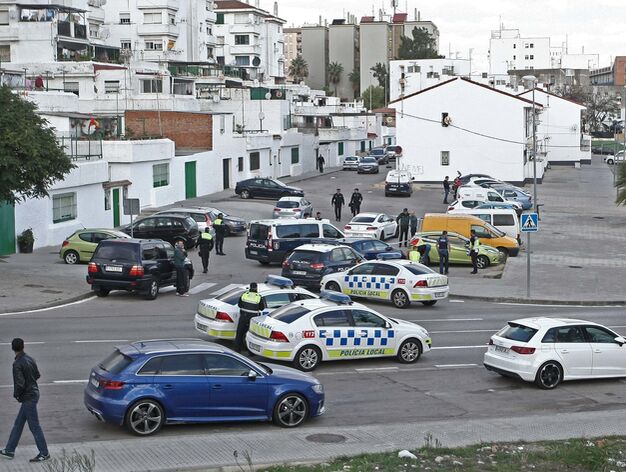 Operaci&oacute;n antidroga en la barriada de El Saladillo de Algeciras