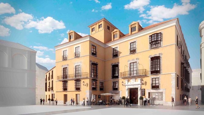 Infografía de la recuperación del Palacio del Marqués de la Sonora.