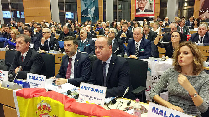 Representación del Ayuntamiento de Antequera en el Parlamento europeo.
