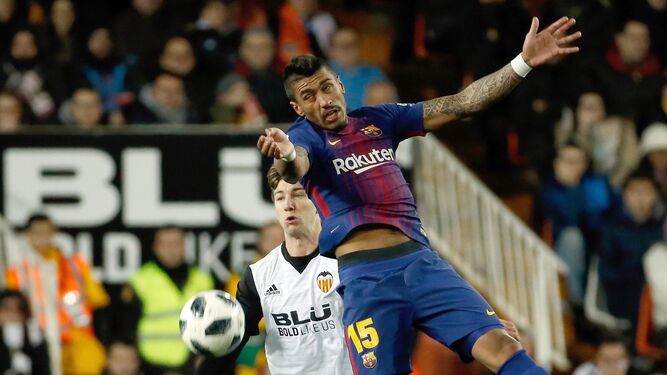 La semifinal de la Copa del Rey entre el Valencia y el Barcelona, en im&aacute;genes