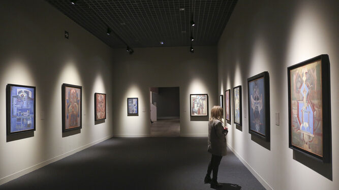Obras de Mikhail Shvartzman, en la nueva exposición temporal dedicada al artista.