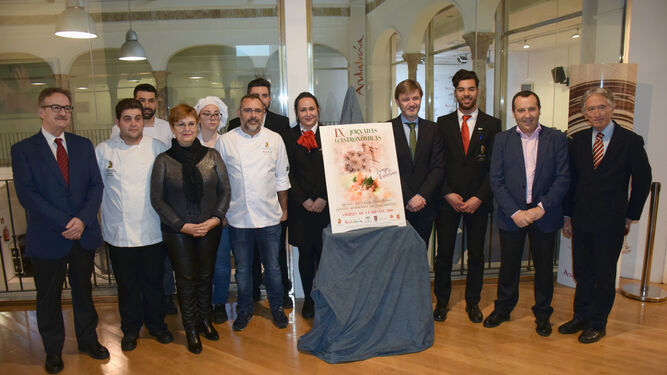 La presentación de las jornadas gastronómicas, ayer, en la sede de Turismo Andaluz.