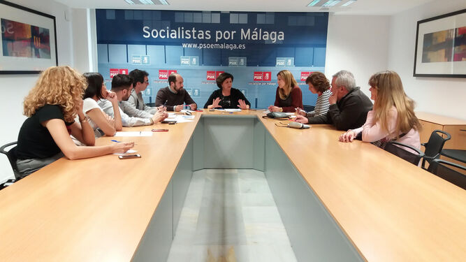 Reunión de los representantes del PSOE.