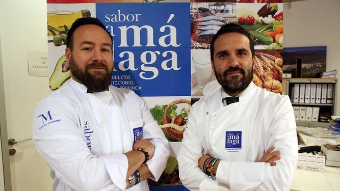 El chef Ignacio Carmona, junto a Jacobo Florido.