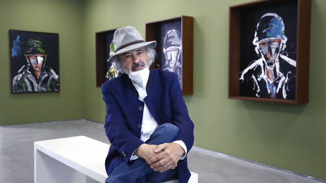 Jorge Rando, este viernes, en la presentación de la exposición 'Soldados', en su museo.