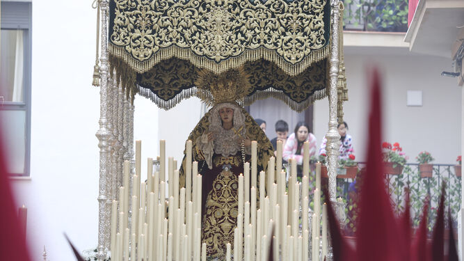 Las Penas procesionando en el Martes Santo de Málaga