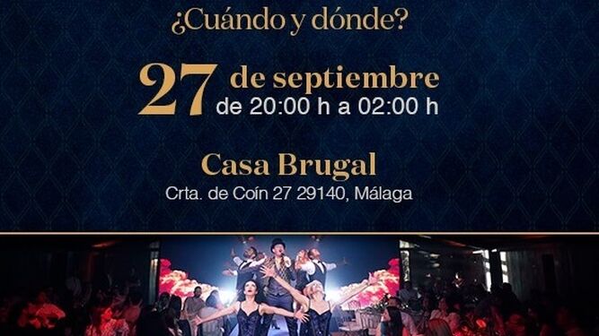 El cartel que anuncia el concierto de Brugal