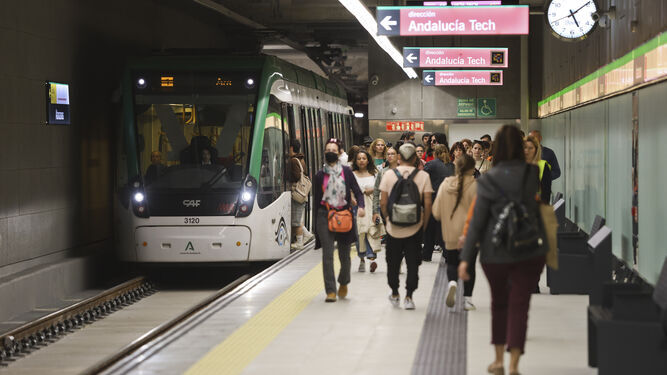 Estación de Atarazanas del Metro de Málaga.