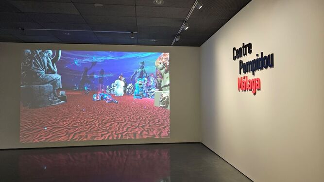 Presentación de la muestra en el Centre Pompidou de Málaga.