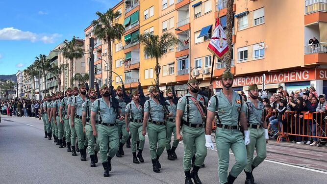Llegada de la Legión a Vélez-Málaga