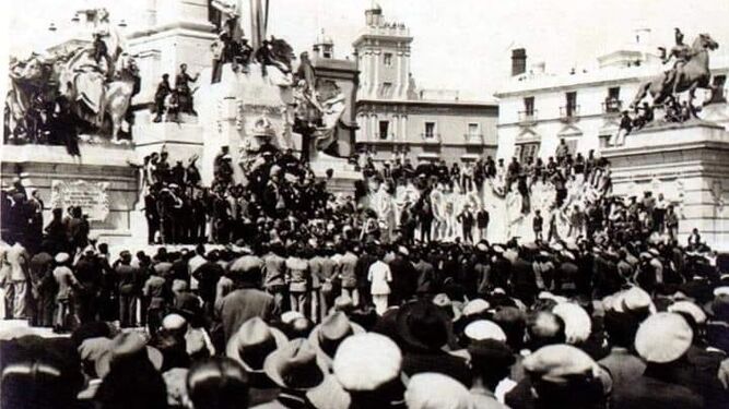 Proclamación de la República en Cádiz