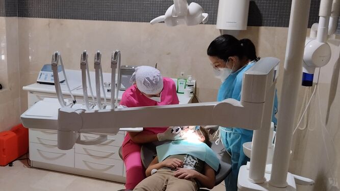 Atención dental a un paciente