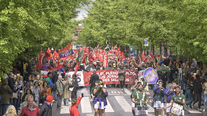Manifestación del 1 de mayo en Granada