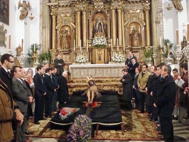 Via Crucis del Cristo de la Buena Muerte de la hermandad de la Hiniesta.

Foto: Juan Parejo
