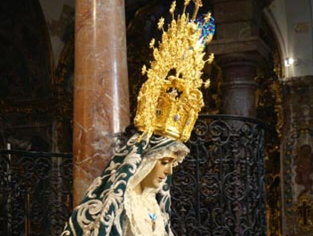 Besamanos de la Virgen de la Candelaria.

Foto: Juan Parejo