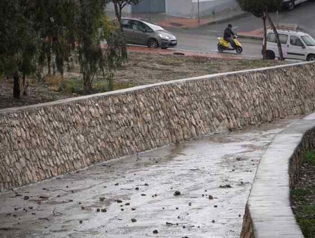 La capital ha sufrido fuertes lluvias durante las &uacute;ltimas horas.

Foto: Fran Leonardo