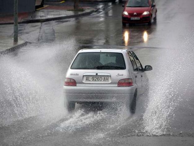 La capital ha sufrido fuertes lluvias durante las &uacute;ltimas horas.

Foto: Fran Leonardo