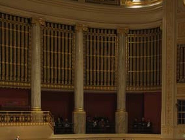 Vista general de la Gran Sala de la Wiener Konzerthaus durante el concierto de la Sinf&oacute;nica de Sevilla.

Foto: Robert Newald