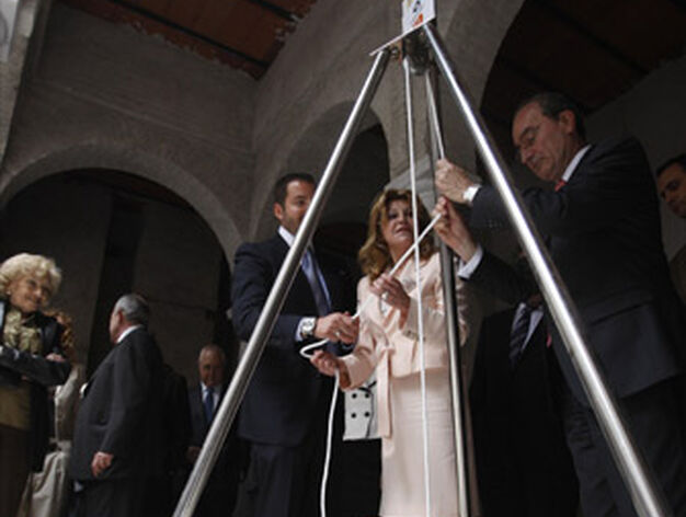 Carmen Thyssen en el palacio de Villal&oacute;n, futura sede del Museo

Foto: Sergio Camacho