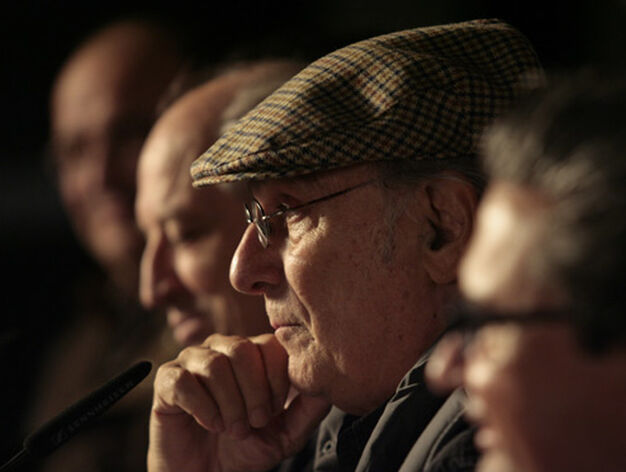 El cineasta Carlos Saura durante la presentaci&oacute;n del documental cinematogr&aacute;fico 'Flamenco, Flamenco'.

Foto: Juan Carlos Mu&ntilde;oz/GPD