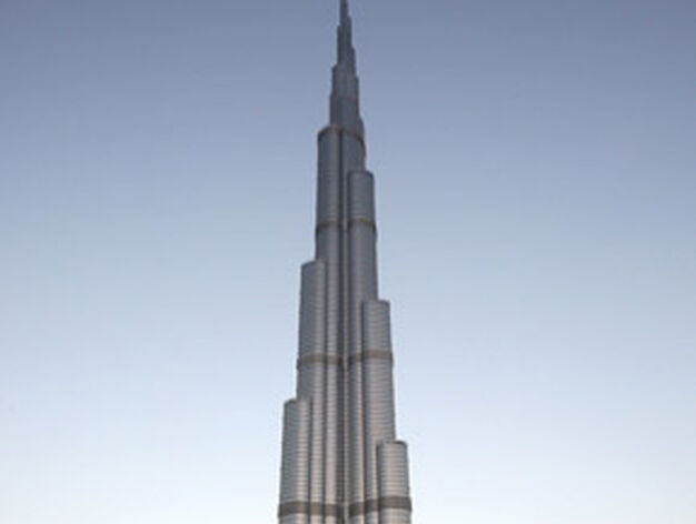 Vista de la torre Burj Dubai vista desde el distrito Burj Dubai. / Efe